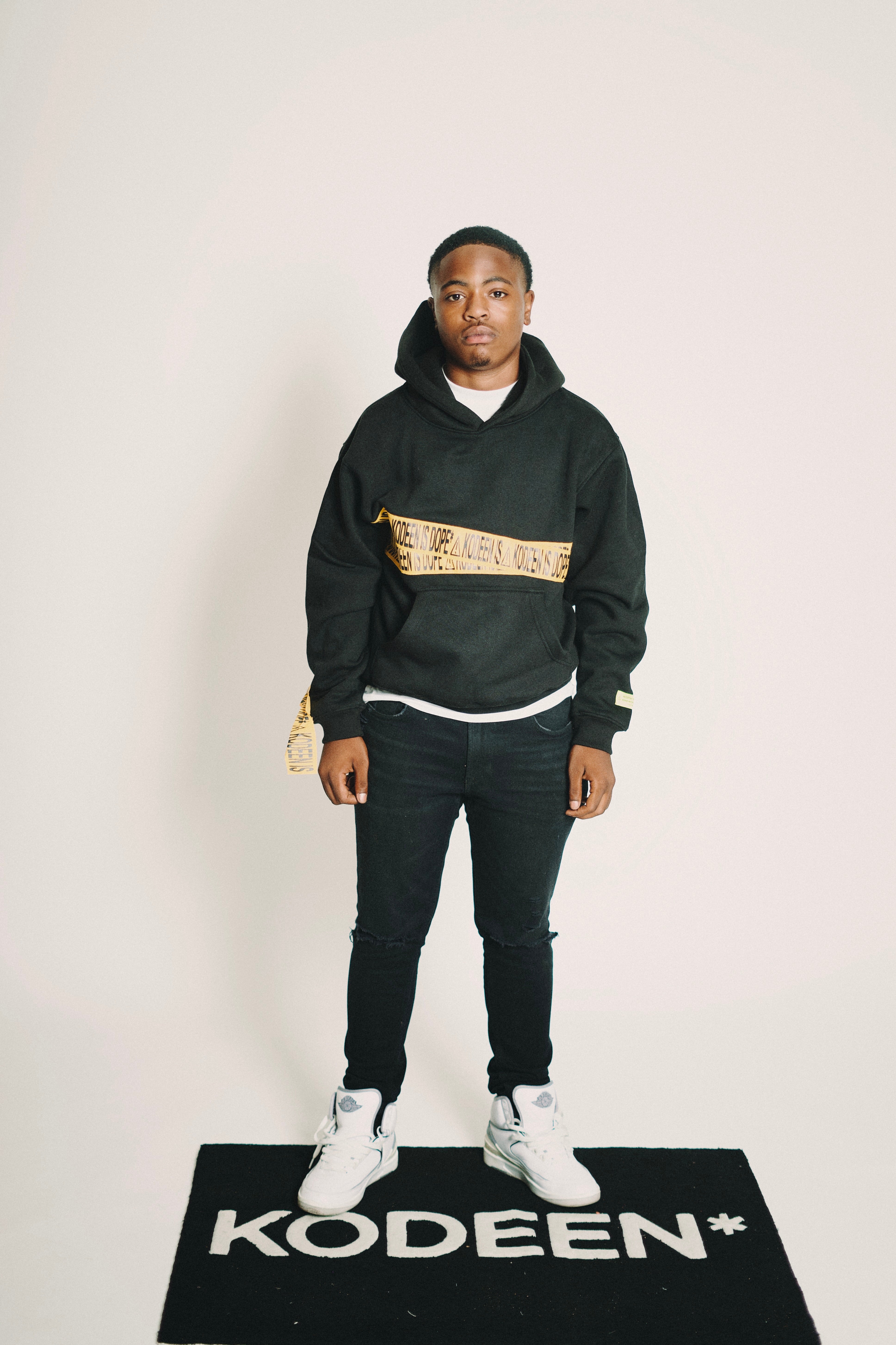 KODEEN* Caution Tape Hoodie