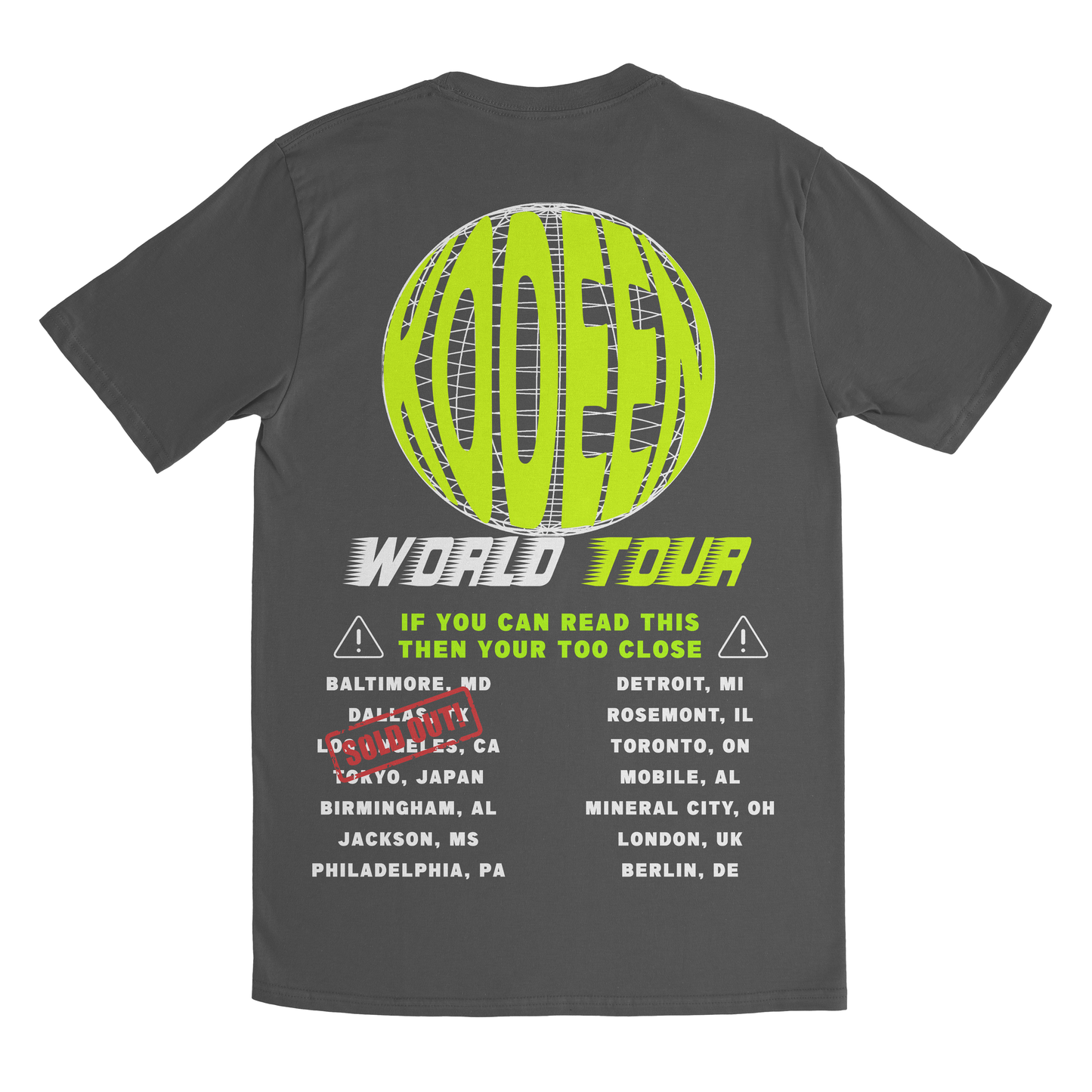 KODEEN* World Tour Tee Volt