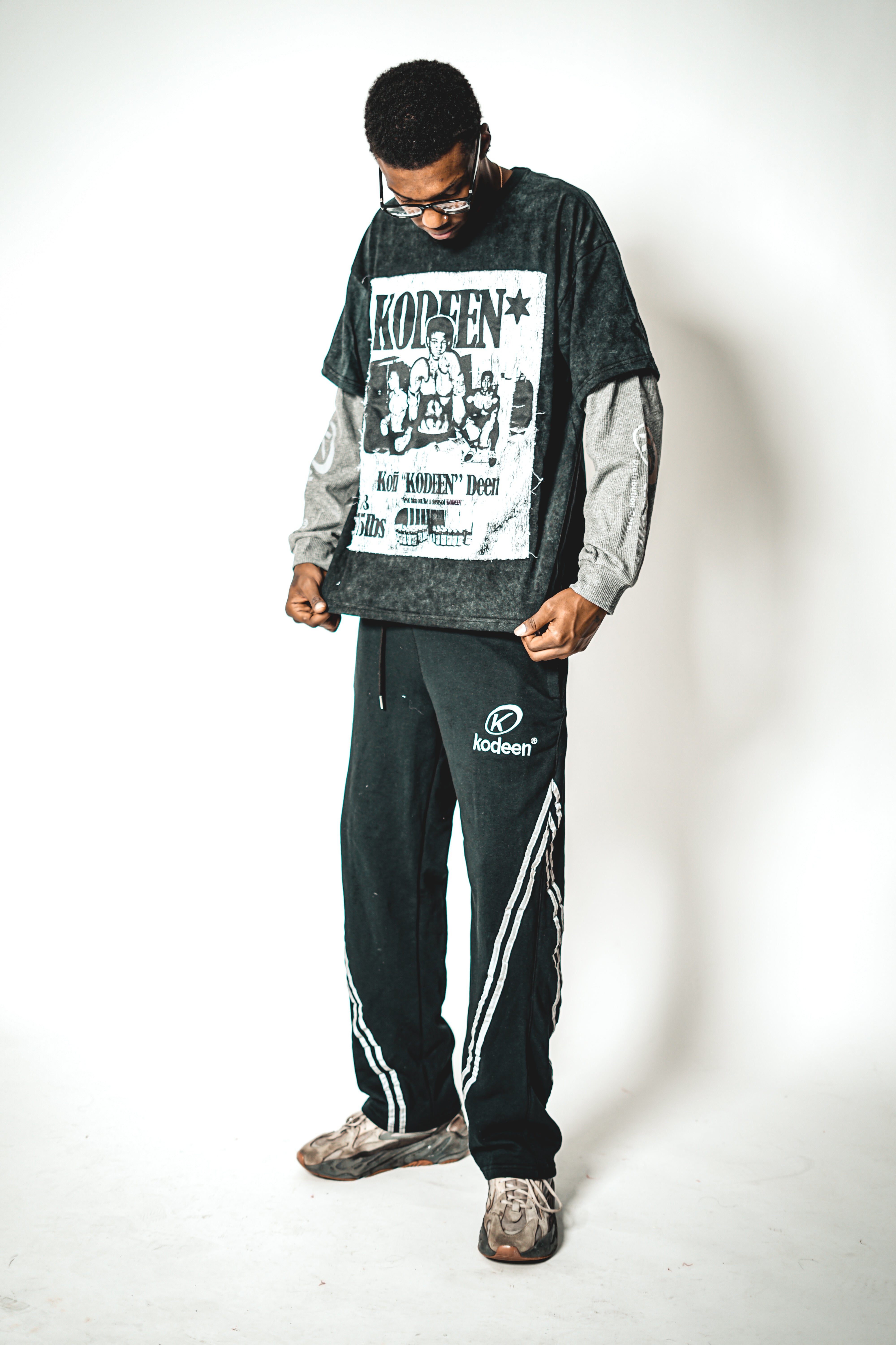 KODEEN* K Corp Reflective Sweatpants (Pre Order)