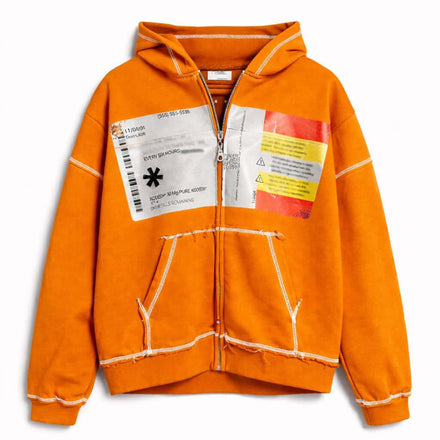 KODEEN* Prescription Hoodie Zip Up (Addy Orange)