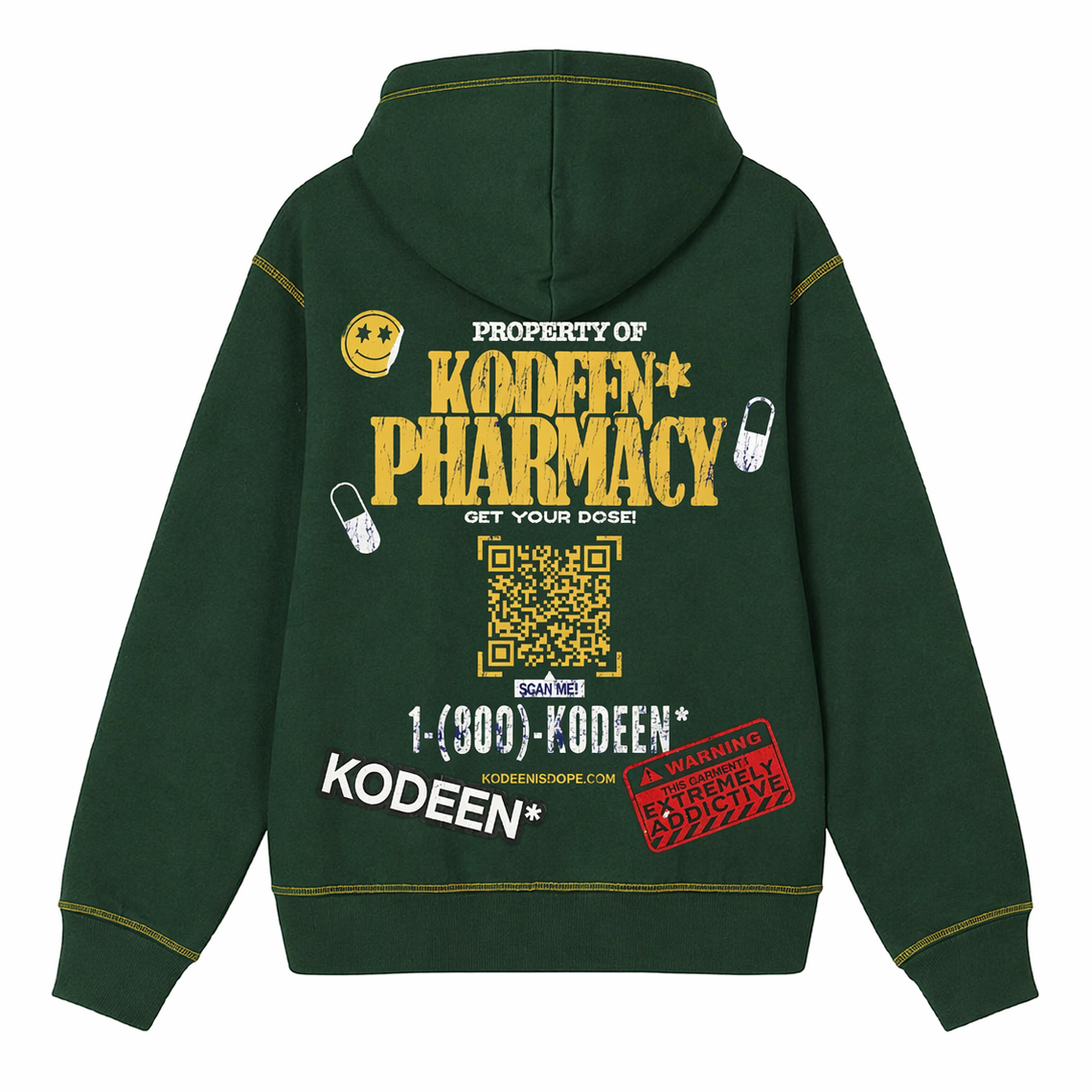 KODEEN* Prescription Hoodie Zip Up (Kryptonite)